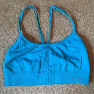 Target blue adjustable racerback sports bra. SZ S